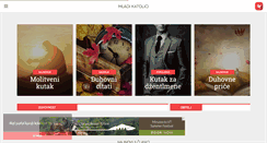 Desktop Screenshot of mladikatolici.net